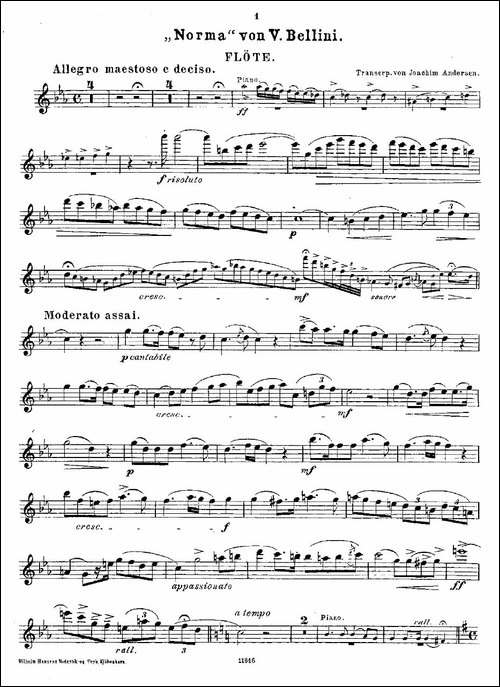 Opern-Transcriptionen.Op.45-2-长笛+钢琴伴-长笛五线谱|长笛谱
