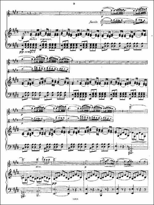 Opern-Transcriptionen.Op.45-2-长笛+钢琴伴-长笛五线谱|长笛谱
