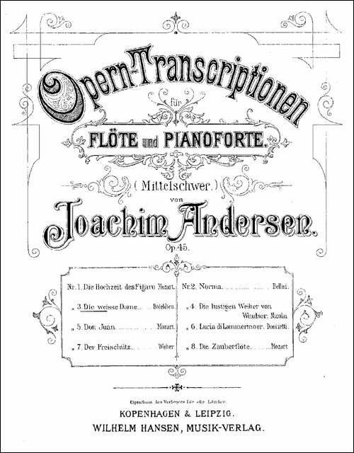 Opern-Transcriptionen.Op.45-3-长笛五线谱|长笛谱