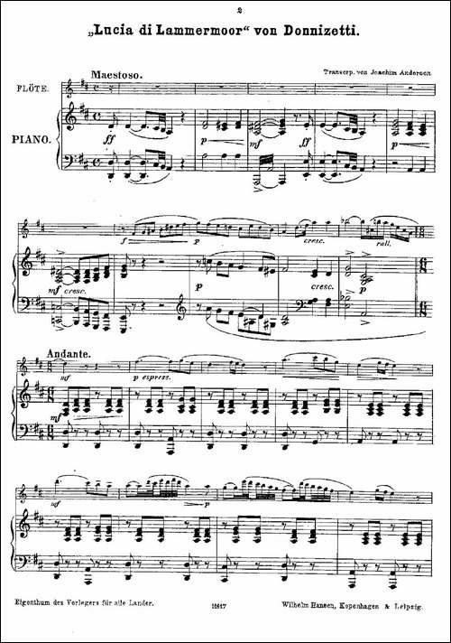 Opern-Transcriptionen.Op.45-6-长笛+钢琴伴-长笛五线谱|长笛谱