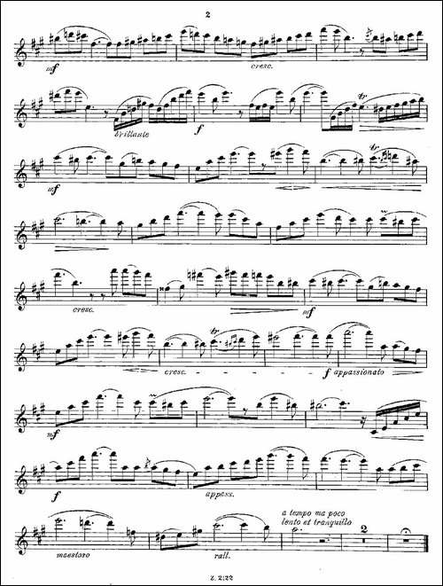 Wiedersehen.Op.46-长笛五线谱|长笛谱