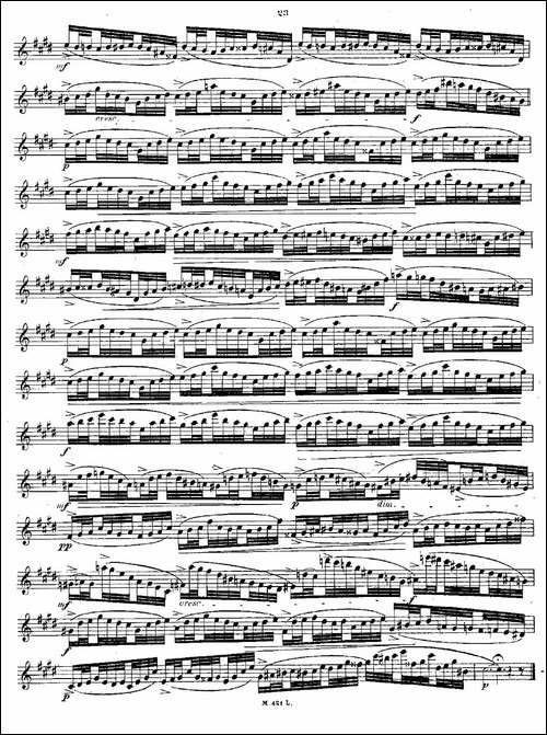 24首长笛练习曲-Op.15-之6—10-长笛五线谱|长笛谱