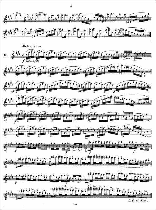 Andersen-etude-op30-之1—12-练习曲作品30号-长笛五线谱|长笛谱