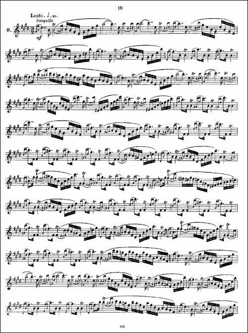 Andersen-etude-op30-之1—12-练习曲作品30号-长笛五线谱|长笛谱