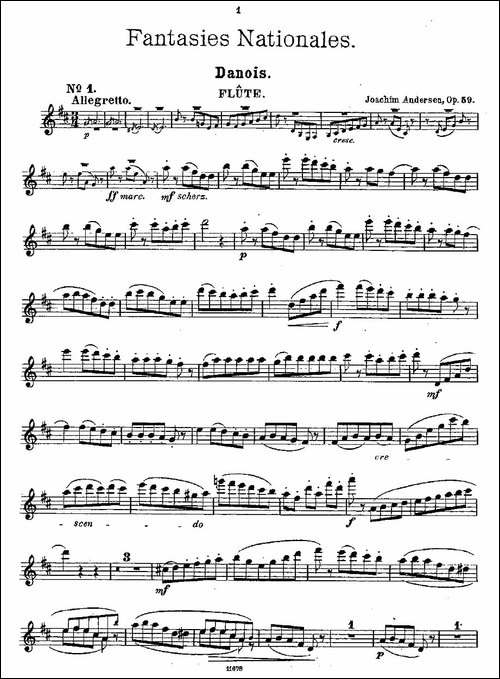 Fantaisies-nationales.-Op.-59,-1.--长笛五线谱|长笛谱