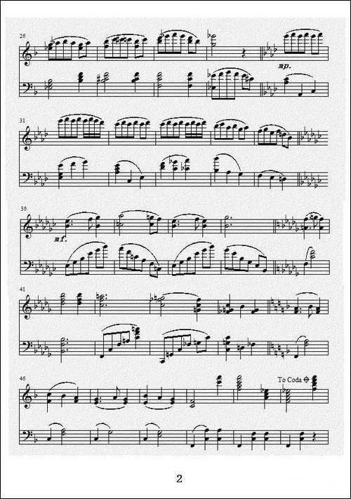 钢琴奏鸣曲Ⅱ-回旋曲-项道荣作品-钢琴谱