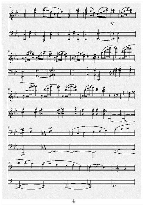 钢琴奏鸣曲Ⅱ-回旋曲-项道荣作品-钢琴谱