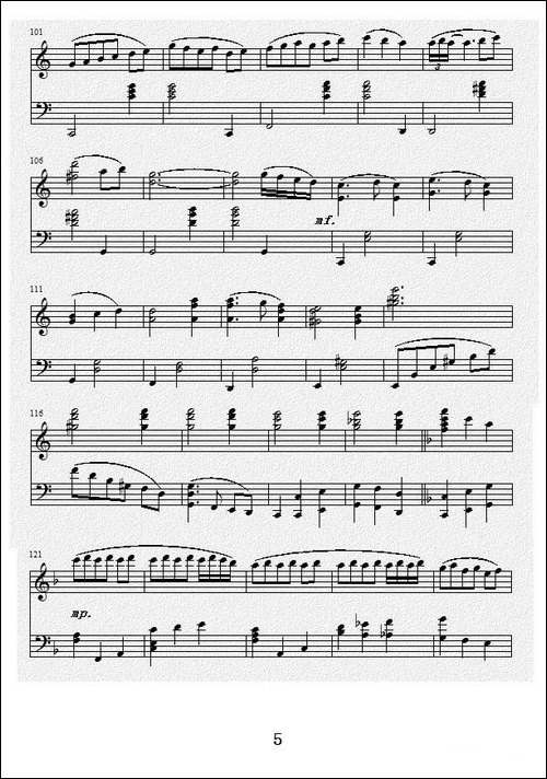 钢琴奏鸣曲Ⅱ-回旋曲-项道荣作品-钢琴谱