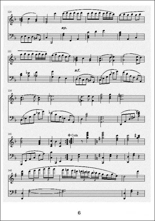 钢琴奏鸣曲Ⅱ-回旋曲-项道荣作品-钢琴谱