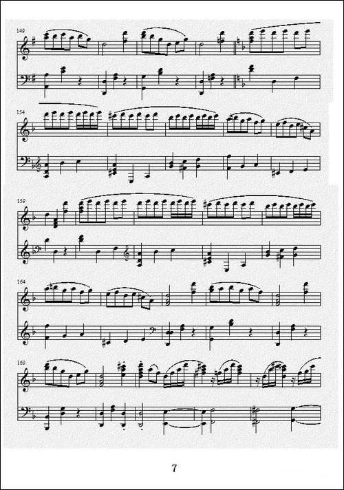 钢琴奏鸣曲Ⅱ-回旋曲-项道荣作品-钢琴谱
