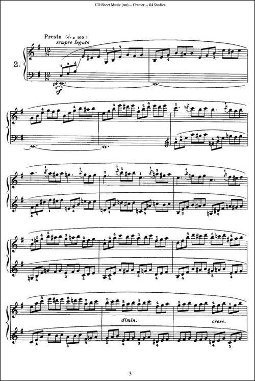 Cramer - 84 exercices-1—5-克拉莫84首钢琴练习曲-钢琴谱