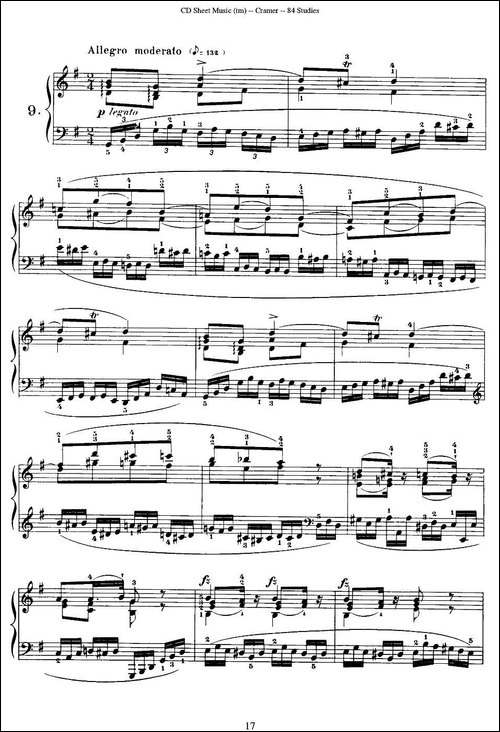 Cramer - 84 exercices-6—10-克拉莫84首钢琴练习曲-钢琴谱