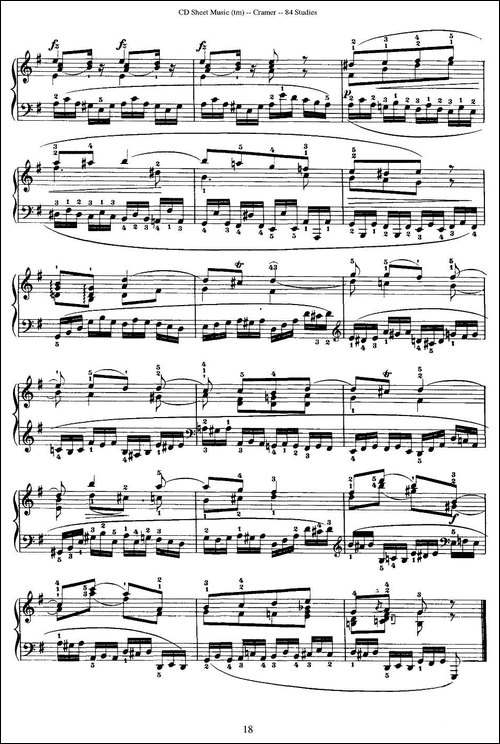 Cramer - 84 exercices-6—10-克拉莫84首钢琴练习曲-钢琴谱