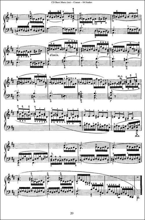 Cramer - 84 exercices-6—10-克拉莫84首钢琴练习曲-钢琴谱