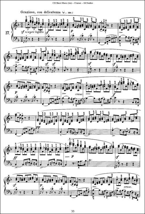 Cramer - 84 exercices-16—20-克拉莫84首钢琴练习曲-钢琴谱