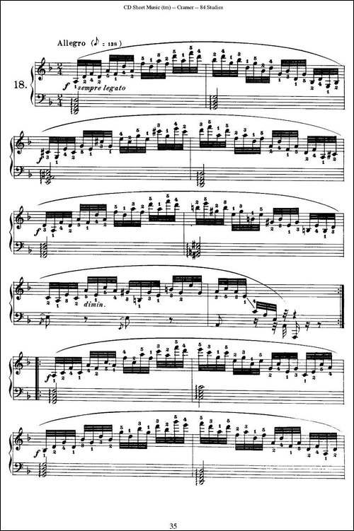 Cramer - 84 exercices-16—20-克拉莫84首钢琴练习曲-钢琴谱