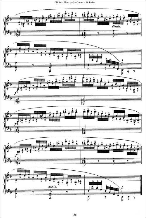 Cramer - 84 exercices-16—20-克拉莫84首钢琴练习曲-钢琴谱