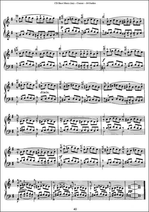 Cramer - 84 exercices-16—20-克拉莫84首钢琴练习曲-钢琴谱