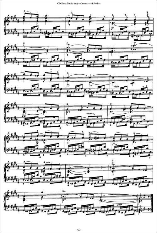 Cramer - 84 exercices-26—30-克拉莫84首钢琴练习曲-钢琴谱
