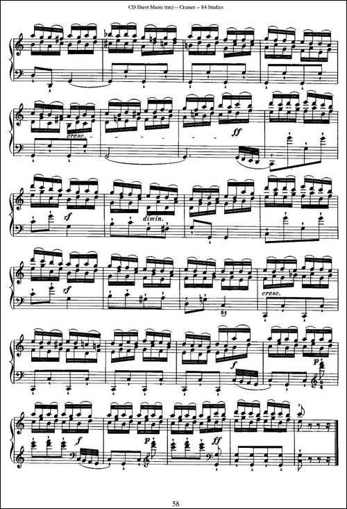 Cramer - 84 exercices-26—30-克拉莫84首钢琴练习曲-钢琴谱