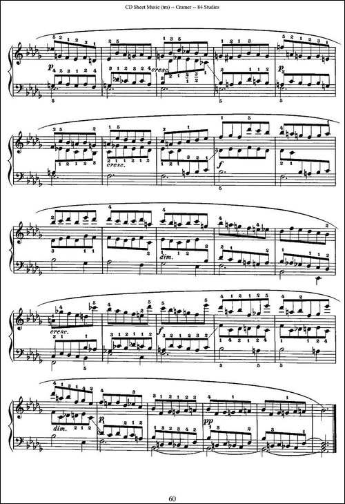 Cramer - 84 exercices-26—30-克拉莫84首钢琴练习曲-钢琴谱