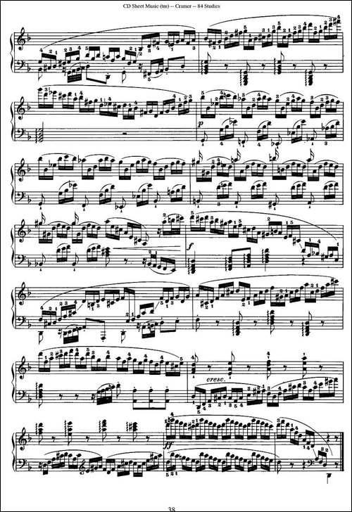 Cramer - 84 exercices-46—50-克拉莫84首钢琴练习曲-钢琴谱