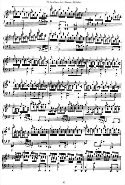 Cramer - 84 exercices-76—80-克拉莫84首钢琴练习曲-钢琴谱