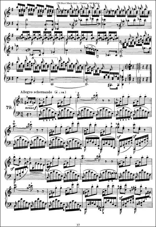 Cramer - 84 exercices-76—80-克拉莫84首钢琴练习曲-钢琴谱