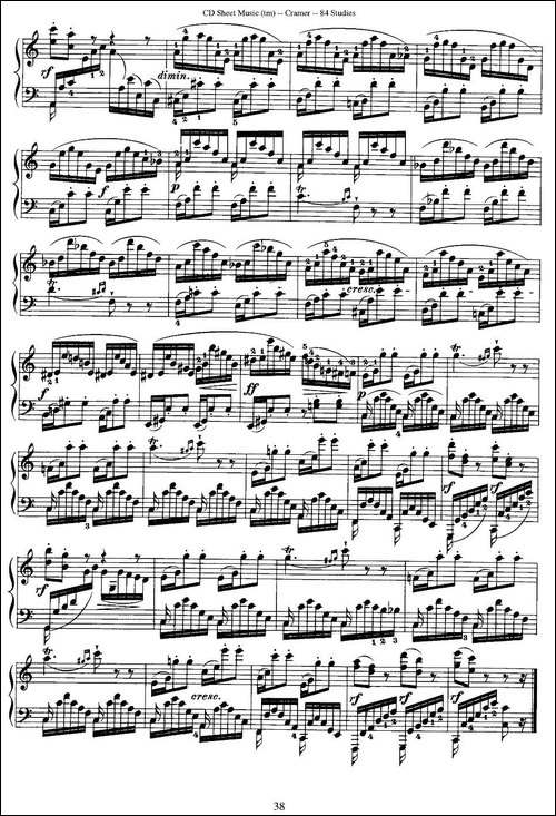 Cramer - 84 exercices-76—80-克拉莫84首钢琴练习曲-钢琴谱