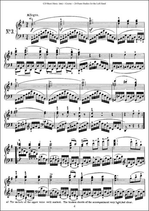 Czerny - 24 Piano Studie-1—7-车尔尼 - 24首钢琴练习曲-钢琴谱