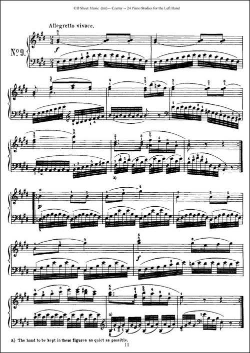 Czerny - 24 Piano Studie-8—16-车尔尼 - 24首钢琴练习曲-钢琴谱