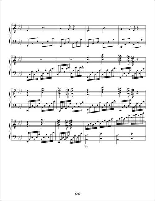 随想曲2-钢琴谱