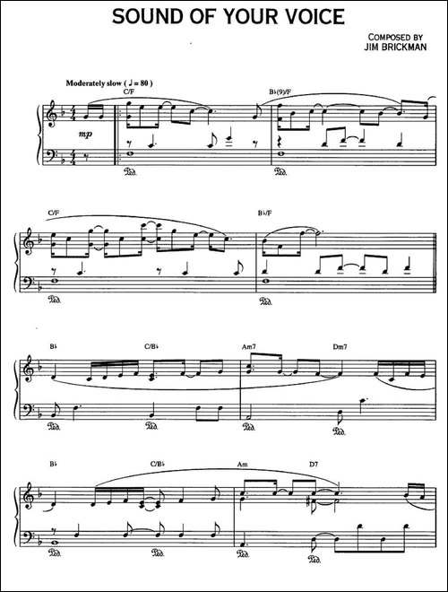 SOUND OF YPUR VOICE-钢琴谱