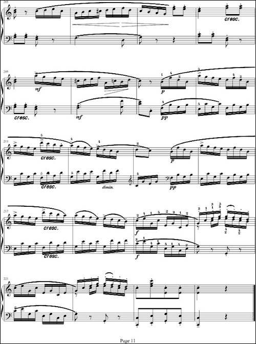 奏鸣曲-莫扎特C大调K.545-完整版-寒风制谱版-钢琴谱