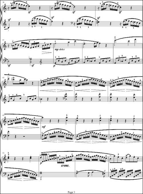 奏鸣曲-莫扎特C大调K.545-完整版-寒风制谱版-钢琴谱