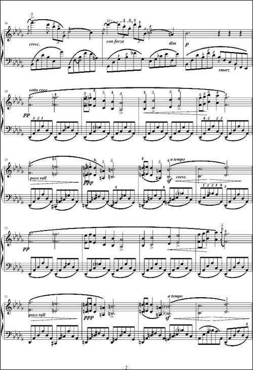夜曲-降b小调 Op.9-1-钢琴谱