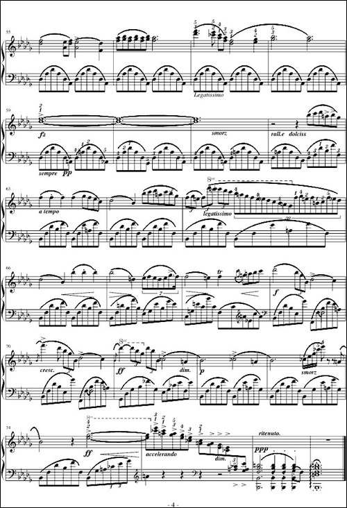 夜曲-降b小调 Op.9-1-钢琴谱