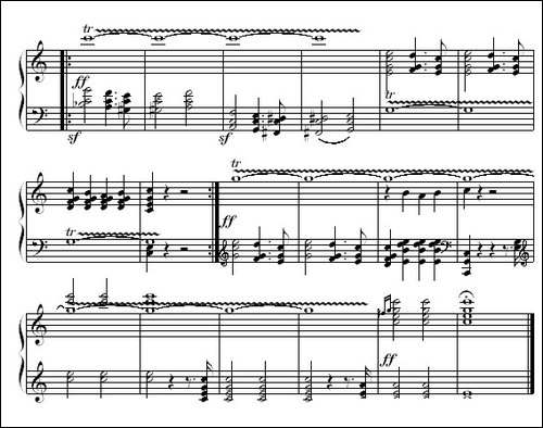 婚礼进行曲-门德尔松作曲版-钢琴谱