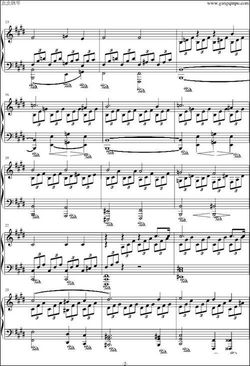 月光奏鸣曲-1，2，3乐章-钢琴谱