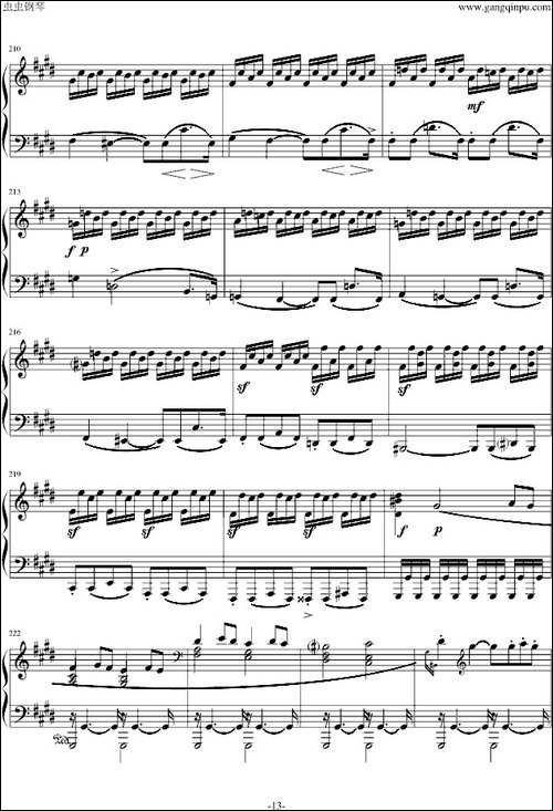 月光奏鸣曲-1，2，3乐章-钢琴谱