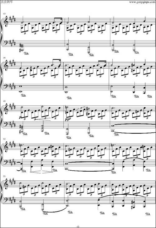 月光奏鸣曲-1，2，3乐章-钢琴谱