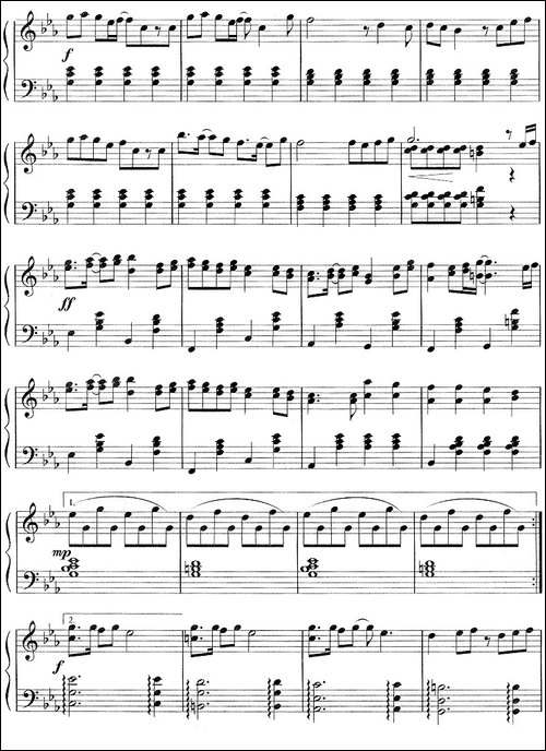 白色恋情-日剧《白色之恋》主题曲-钢琴谱