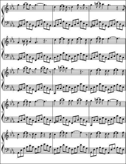 浪漫钢琴-Piano Passion-钢琴谱
