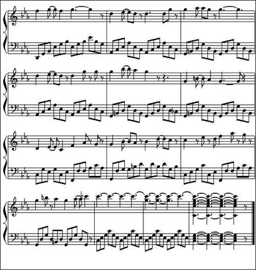 浪漫钢琴-Piano Passion-钢琴谱