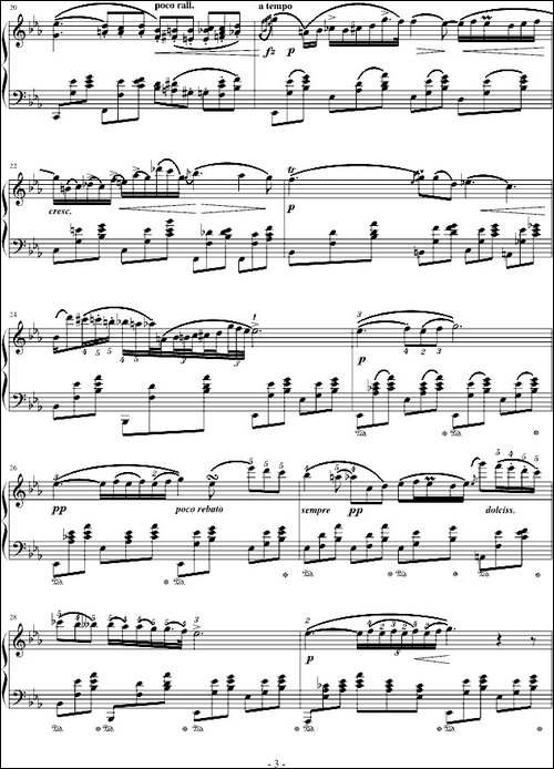 降E大调夜曲-Op.9-2-钢琴谱