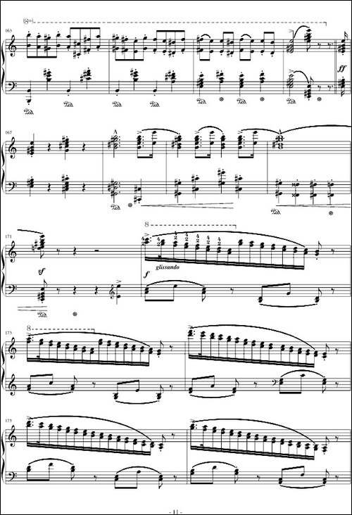 拉科奇进行曲-匈牙利狂想曲15号-钢琴谱