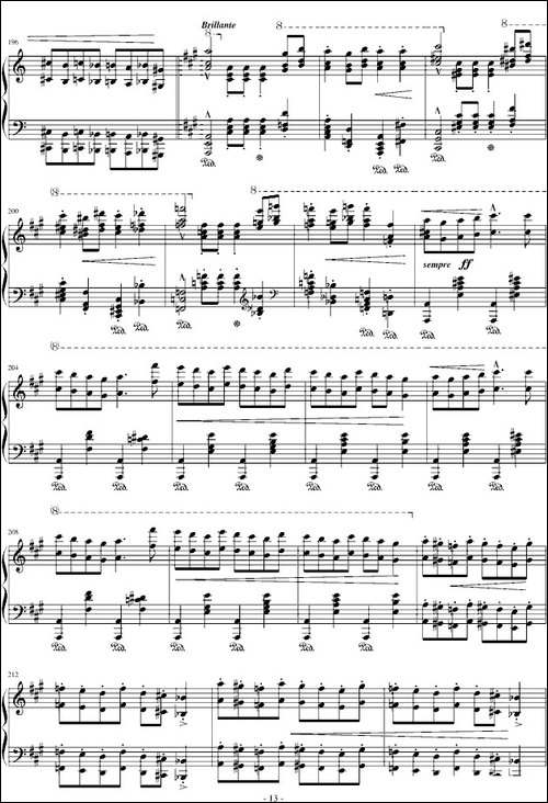 拉科奇进行曲-匈牙利狂想曲15号-钢琴谱