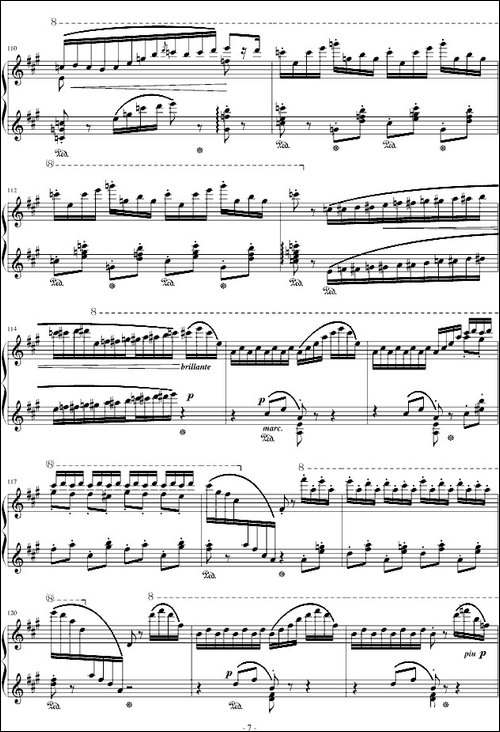拉科奇进行曲-匈牙利狂想曲15号-钢琴谱