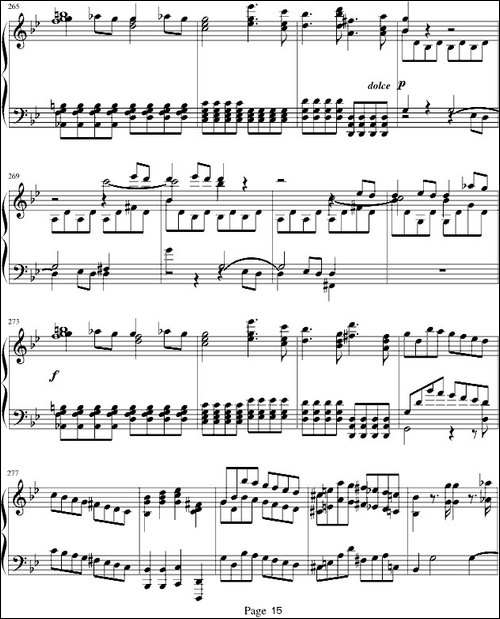 莫扎特第四十号交响曲-第一乐章-钢琴谱
