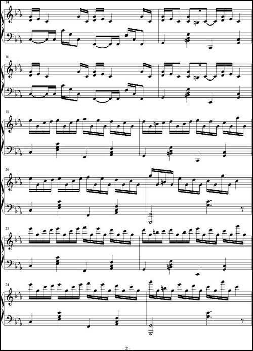 Croatian Rhapsody-克罗地亚狂想曲-风惊制谱版-钢琴谱